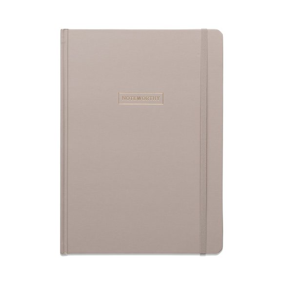 Pen + Gear Hardcover Journal, Taupe, 7.5" x 10.25" x 0.875", 200 Lined Pages - Picture 1 of 3